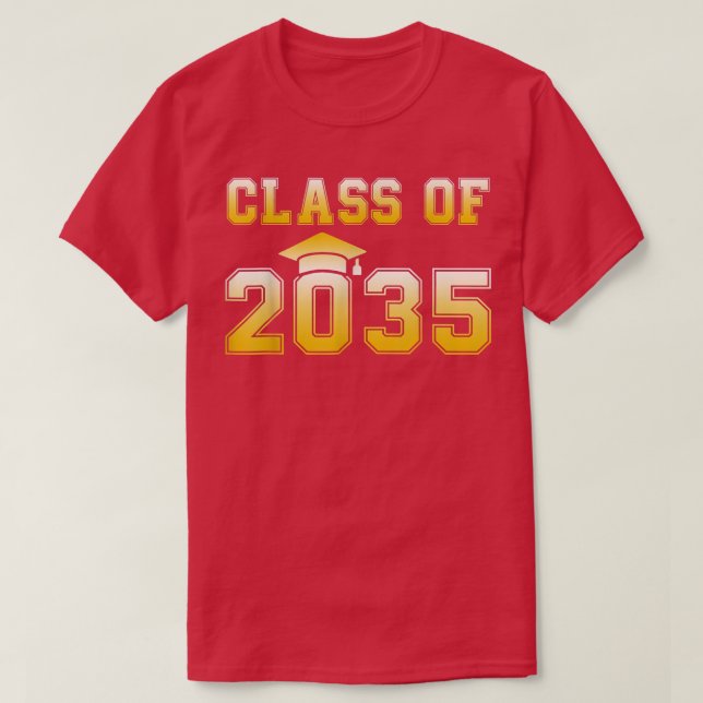 Camiseta Class Of 2035PreK Graduate Preschool Graduation  (Diseño del anverso)
