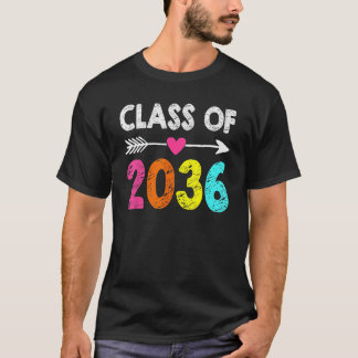 Camiseta Class Of 2036 Kindergarten Pre K Grow With Me Grad