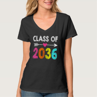 Camiseta Class Of 2036 Kindergarten Pre K Grow With Me Grad