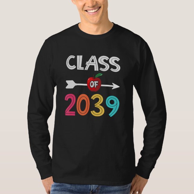 Camiseta Class Of 2039  Pre K Graduate Preschool Graduation (Anverso)