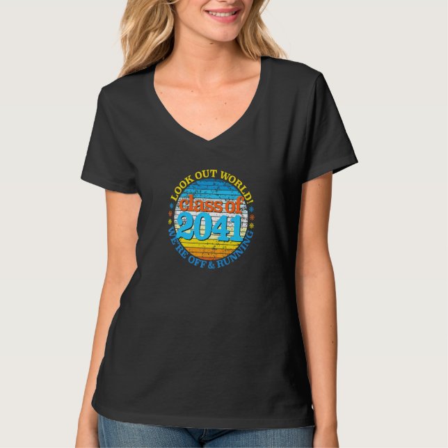 Camiseta Class Of 2041 For Graduates (Anverso)