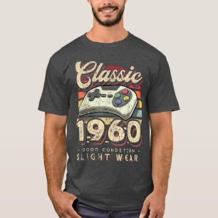 Camiseta Classic 1960 62nd Birthday Retro videojuego