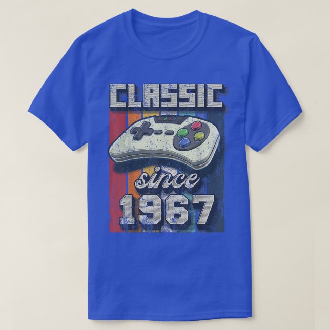 Camiseta Classic 1967 55th Birthday Retro Video Game Contro (Diseño del anverso)