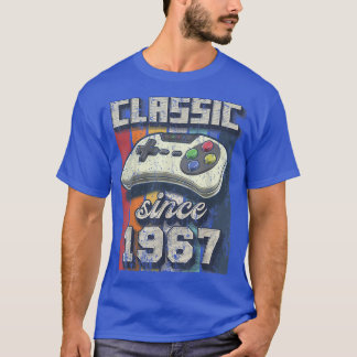 Camiseta Classic 1967 55th Birthday Retro Video Game Contro