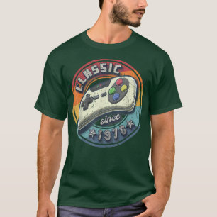 Camiseta Classic 1976 46th Birthday Retro Video Game Contro
