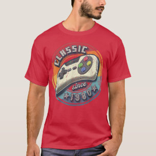 Camiseta Classic 1980 42nd Birthday Retro videojuego