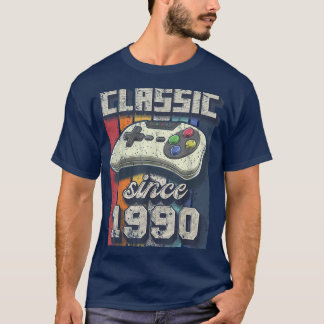 Camiseta Classic 1990 32nd Birthday Retro videojuego