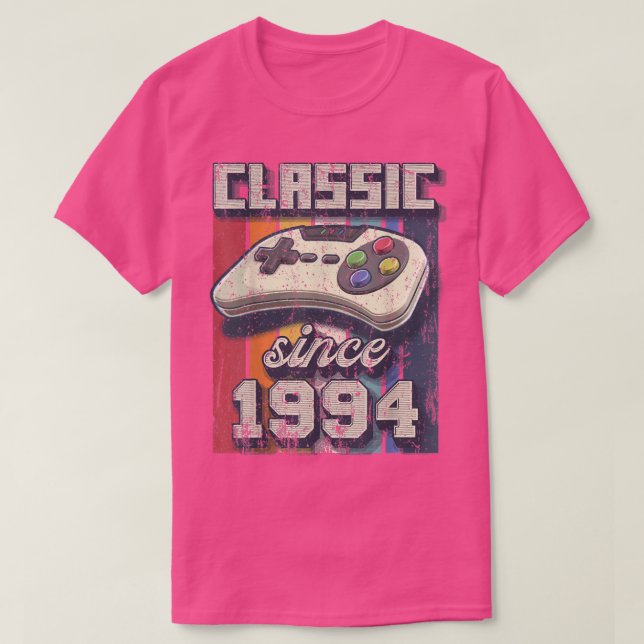 Camiseta Classic 1994 28th Birthday Retro Video Game Contro (Diseño del anverso)