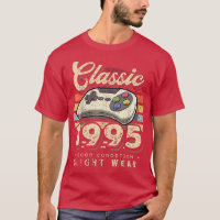 Classic 1995 27th Birthday Retro Video Game Contro
