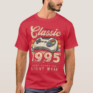 Camiseta Classic 1995 27th Birthday Retro Video Game Contro