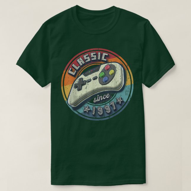Camiseta Classic 1997 25th Birthday Retro videojuego (Diseño del anverso)