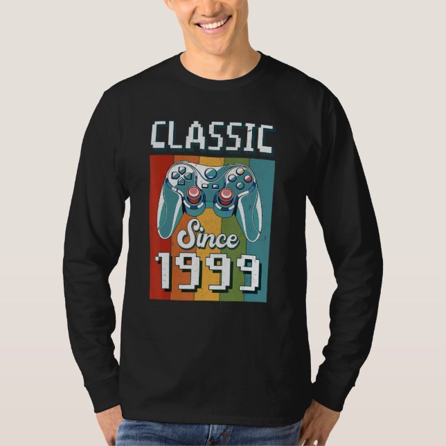 Camiseta Classic 1999 23th Birthday Video Game Controller G (Anverso)