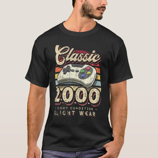 Camiseta Classic 2000 22nd Birthday Retro videojuego (Anverso)