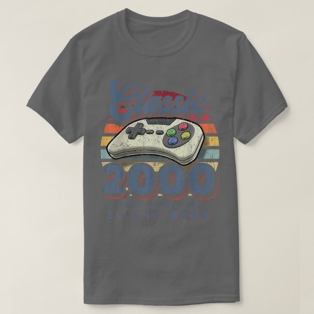 Camiseta Classic 2000 22nd Birthday Retro videojuego (Diseño del anverso)