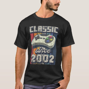 Camiseta Classic 2002 20Th Birthday Retro Video Game Contro