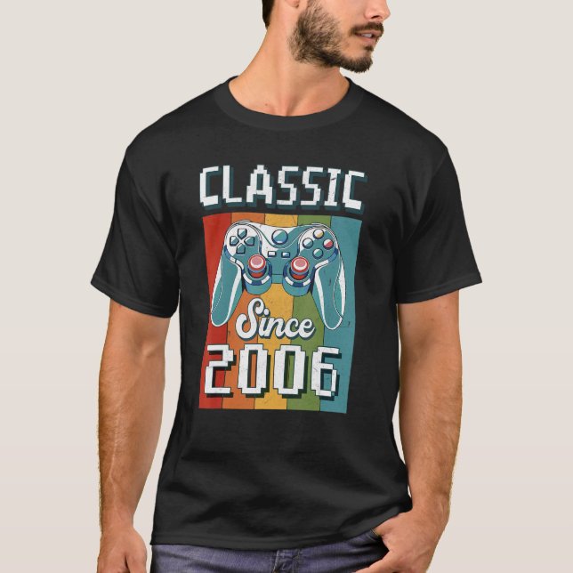 Camiseta Classic 2006 16th Birthday Video Controller G (Anverso)