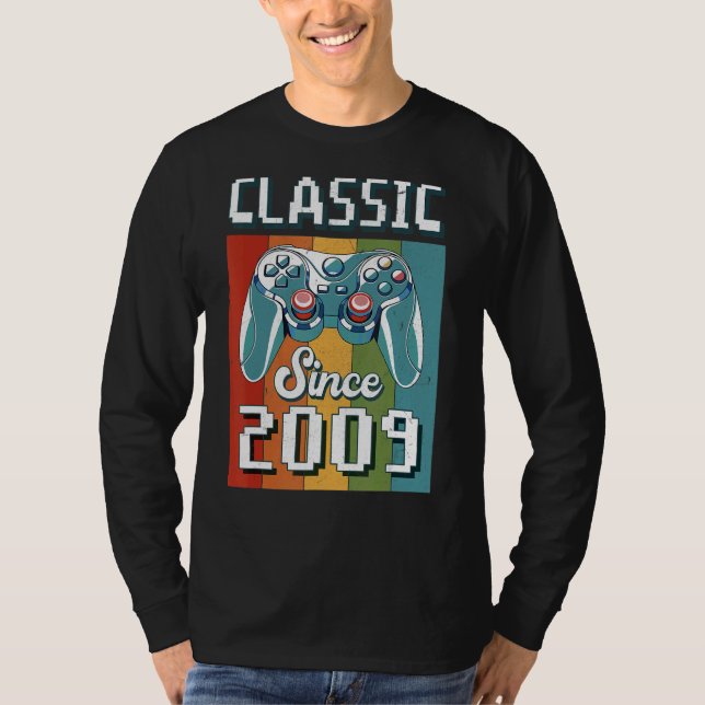 Camiseta Classic 2009 13th Birthday Video Controller G (Anverso)