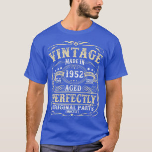 Camiseta Classic 70th Birthday Gift Men Women Vintage 1952 