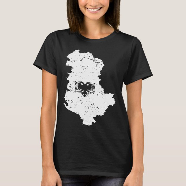 Camiseta Classic Albania Double Head Eagle Shqiponja Albani (Anverso)