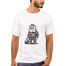 classic Bulldog prisoner with ball chain
