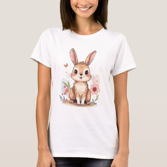 Camiseta Classic Bunny Design -Minimalistic (Anverso)