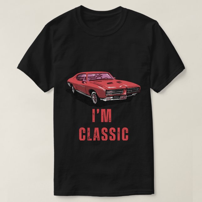 Camiseta classic car (Diseño del anverso)