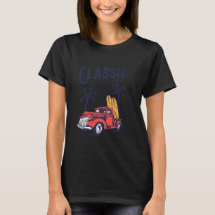Camiseta Classic Car Beach Life Summer Beach Surfing
