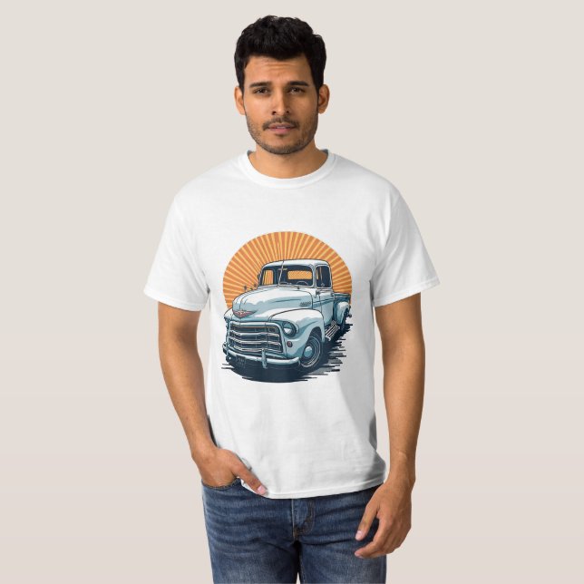 Camiseta Classic car pickup chevrolet vintage (Anverso completo)