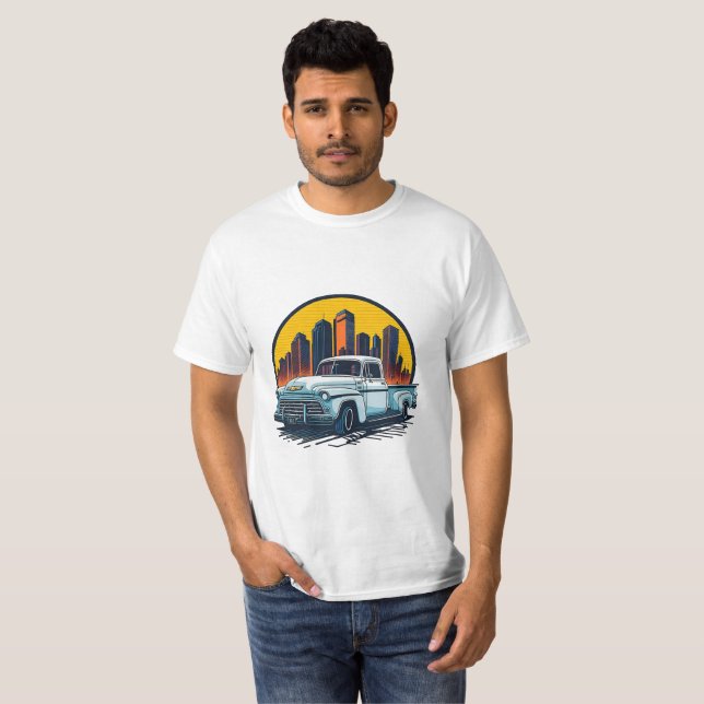 Camiseta Classic car pickup chevrolet vintage 2 (Anverso completo)
