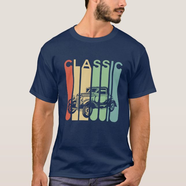 Camiseta "Classic Car Vibes – Retro & Stylish" (Anverso)