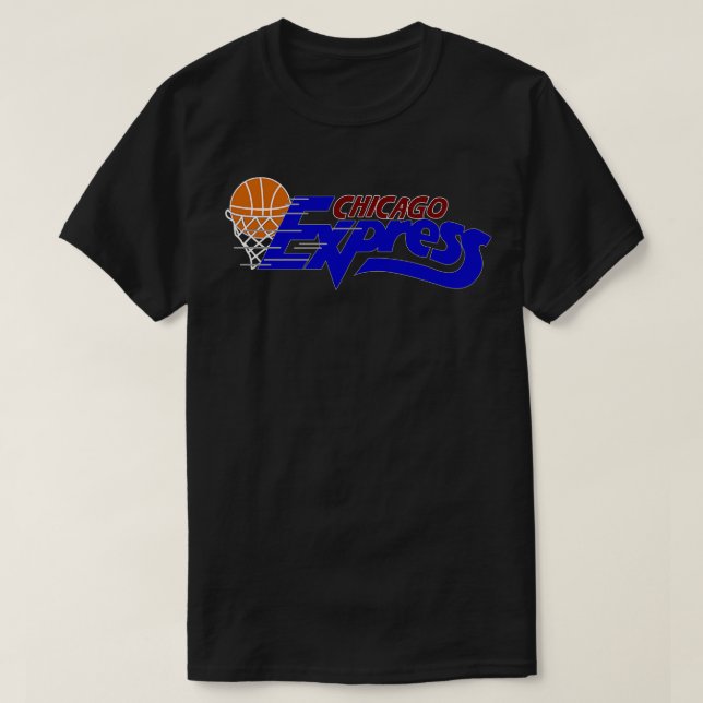 Camiseta Classic Chicago Express Basketball TShirt (Diseño del anverso)