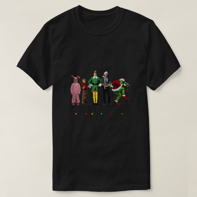 Camiseta Classic Christmas Movie Character Friends Classic  (Diseño del anverso)