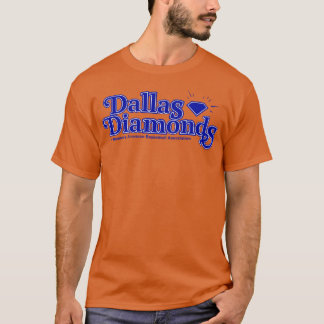 Camiseta Classic Dallas Diamonds WABA Basketball 1979 TShir