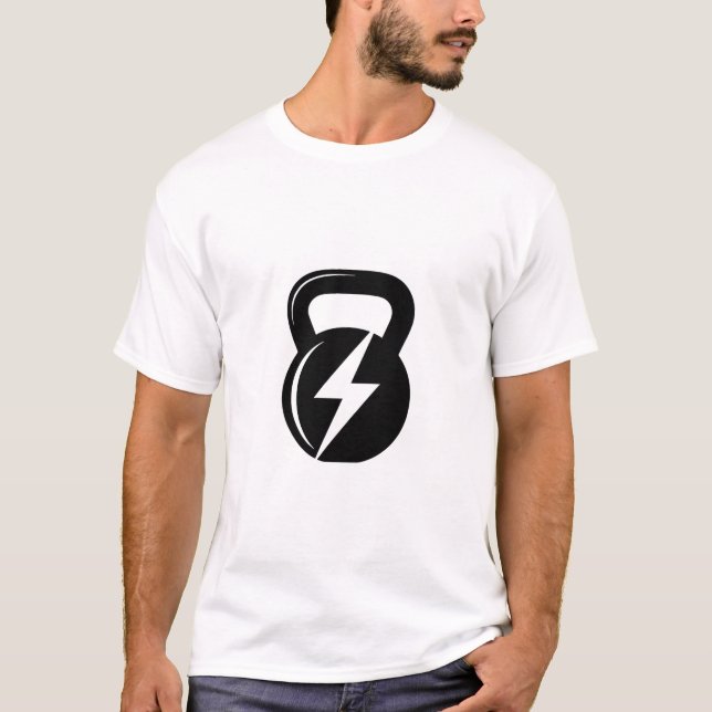 Camiseta Classic Kettlebell Lightning Symbol Shirt (Anverso)