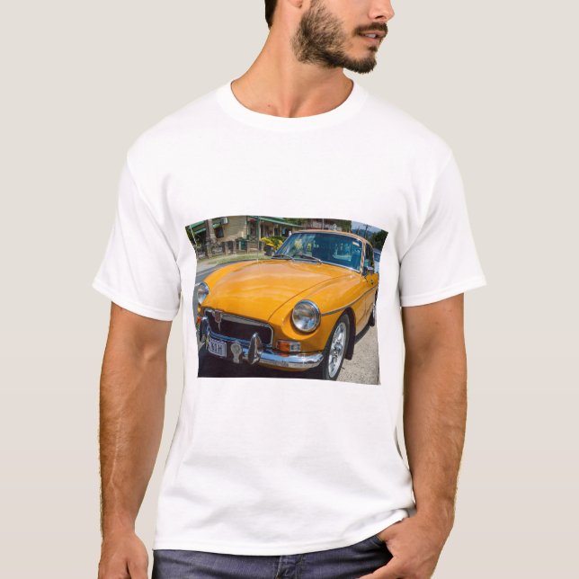 Camiseta Classic MGB GT Roadster (Anverso)