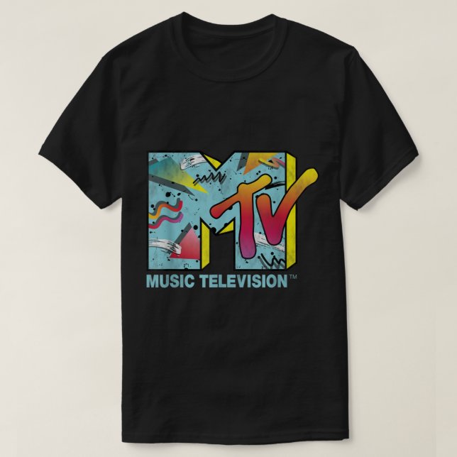 Camiseta Classic MTV Logo 80s style T Shirts  (Diseño del anverso)