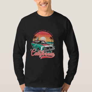 Camiseta Classic Muscle Car Retro Huntington Beach Californ