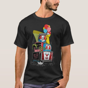 Camiseta Classic Pennywise TV Stack - Flotarás También