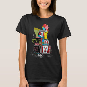 Camiseta Classic Pennywise TV Stack - Flotarás También