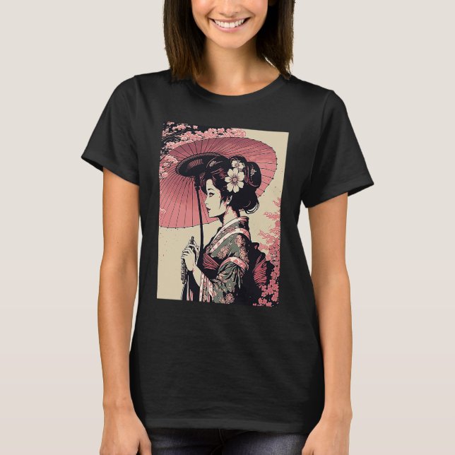 Camiseta Classic Portrait Geisha (Anverso)