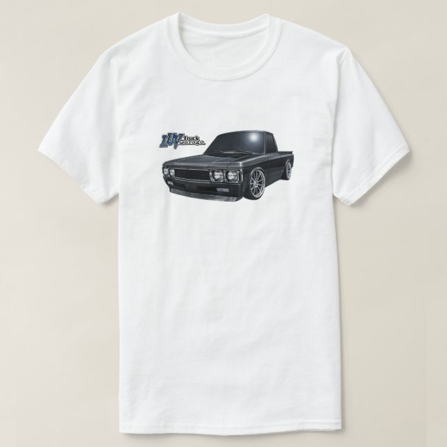Camiseta Classic Slammed Luv Truck in Black (Diseño del anverso)