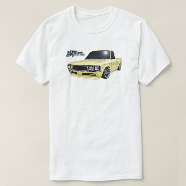 Camiseta Classic Slammed Luv Truck in Yellow (Diseño del anverso)