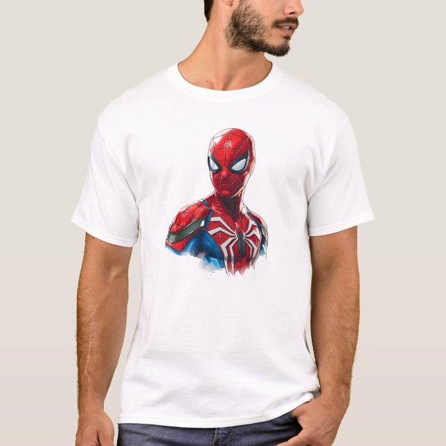 Camiseta Classic Spider-man Artwork Illustration (Anverso)