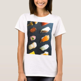 Camiseta Classic Sushi Set – 10 classic pieces on a stone p