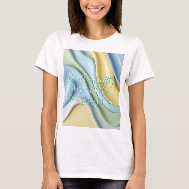 Camiseta Classic t-shirt in stylish abstract graphic (Anverso)