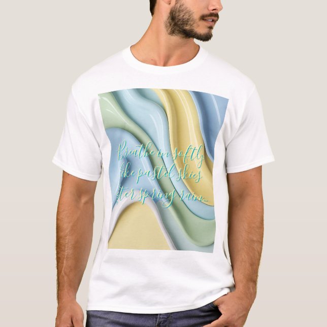 Camiseta Classic t-shirt in stylish abstract graphic (Anverso)