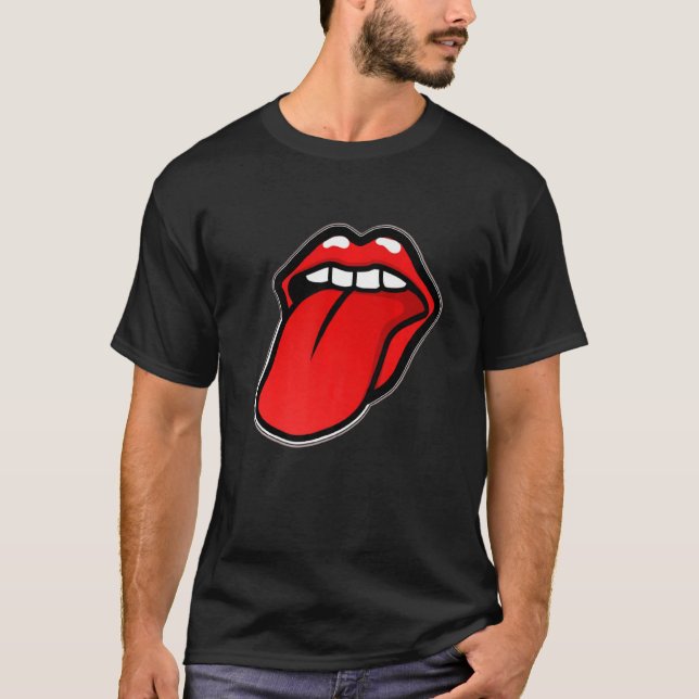 Camiseta Classic Tongue Out Premium (Anverso)