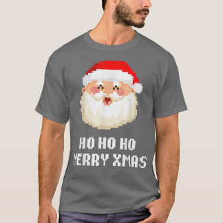 Camiseta Classic Video Game Santa Ho Ho Ho Merry Xmas 