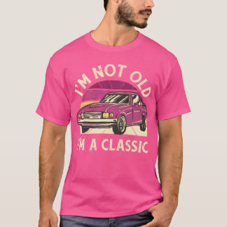 Camiseta Classic Vintage Car Quote girl
