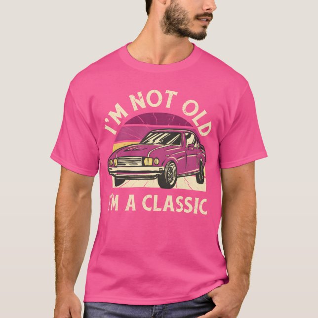 Camiseta Classic Vintage Car Quote girl (Anverso)